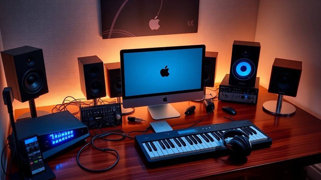 key audio production features