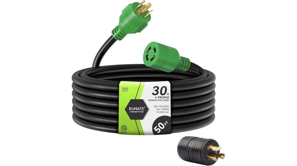 30 amp 50 ft cord
