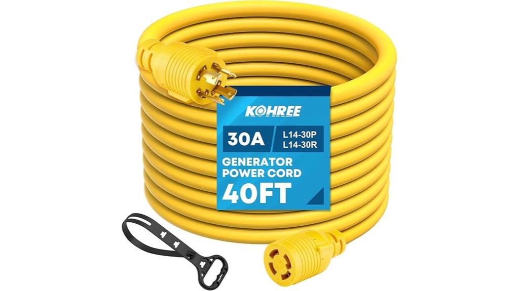 30 amp extension cord