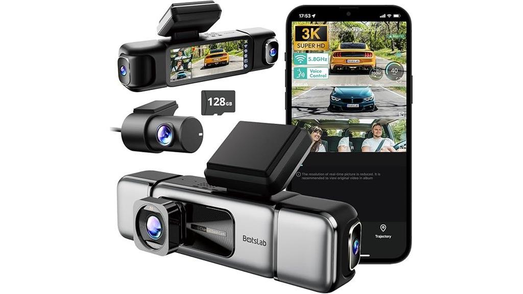 4k 4 channel dash cam
