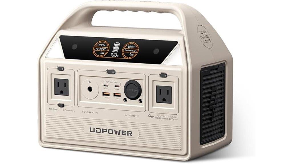 600w 595wh portable power