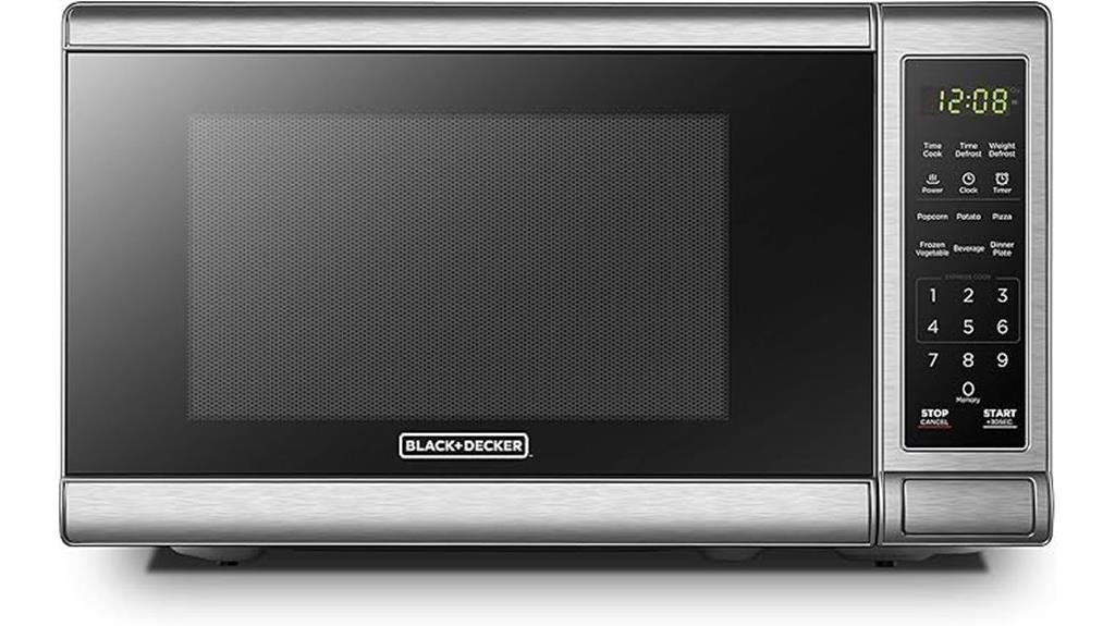 700w stainless steel microwave