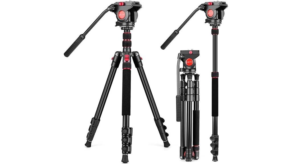 72 inch fluid camera tripod