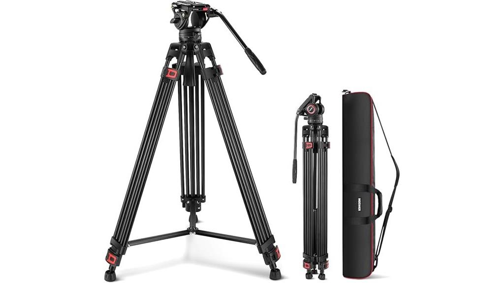 74 inch fluid tripod