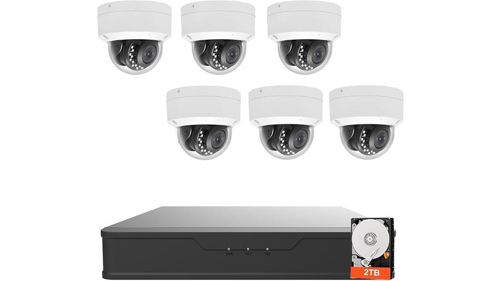 8 camera poe system