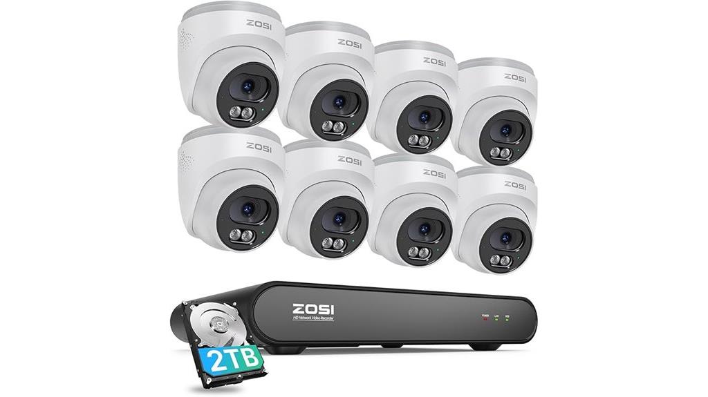 8 channel 4mp security system