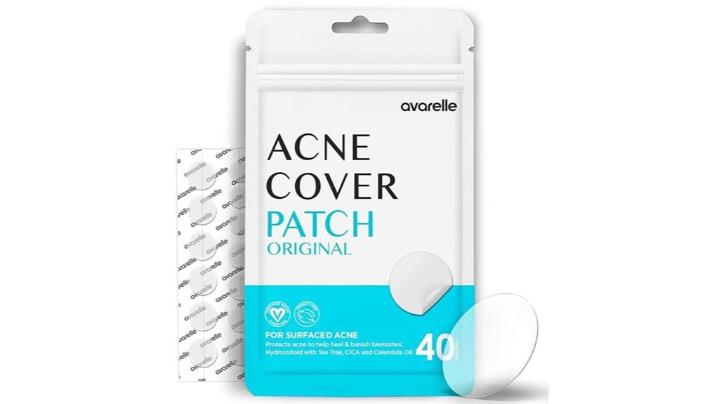 acne patches with tea