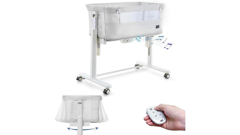 adjustable electric baby cradle