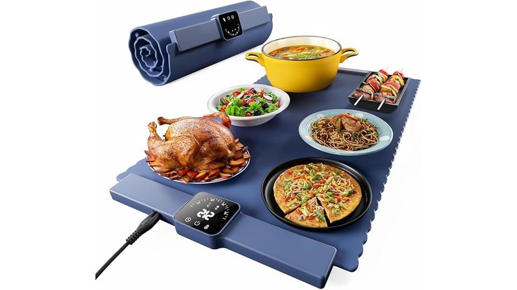 adjustable five temperature warming mat