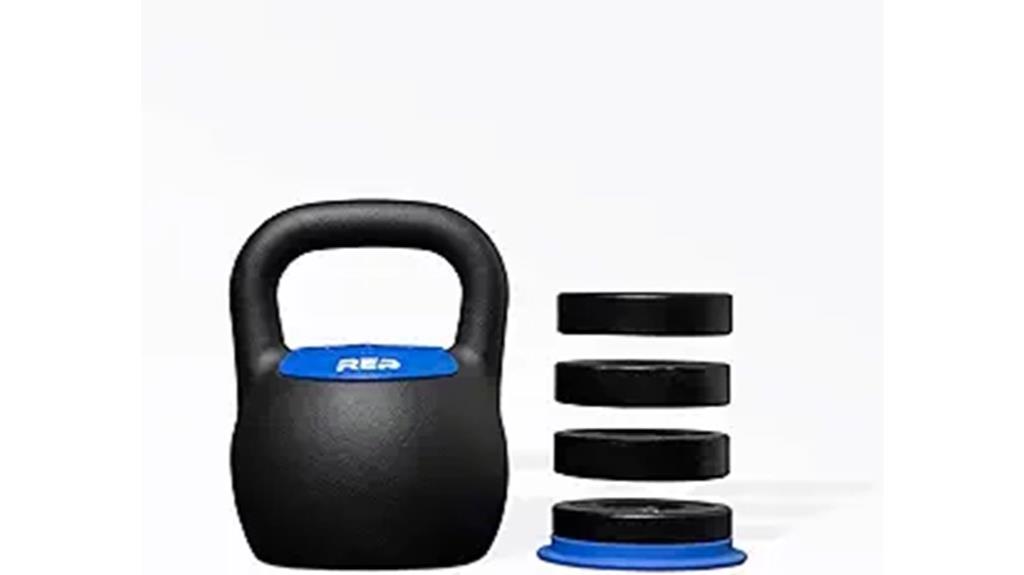 adjustable matte kettlebell