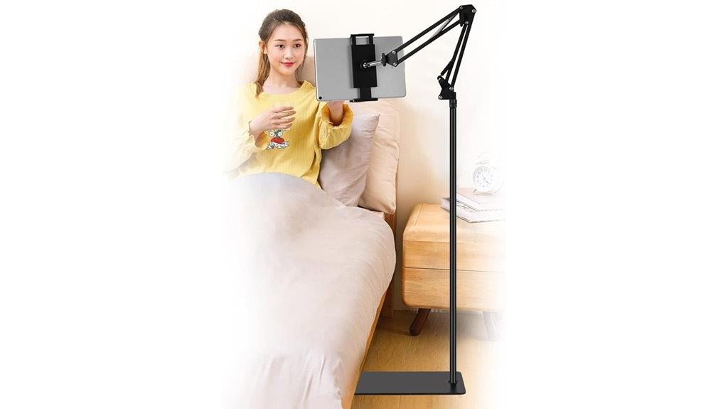 adjustable metal floor stand