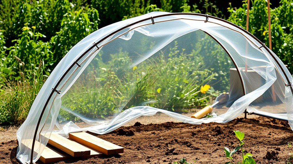 affordable hoop house construction