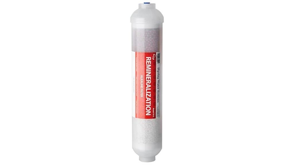 alkaline inline water filter