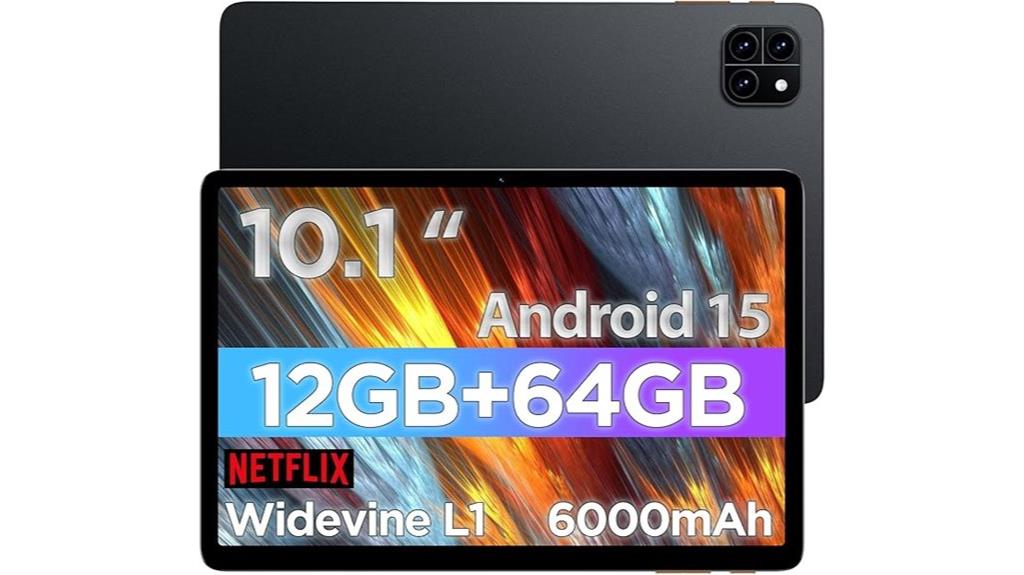 android 15 tablet octa core 12gb ram