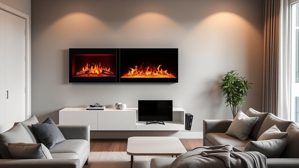 apartment safe electric fireplace factors