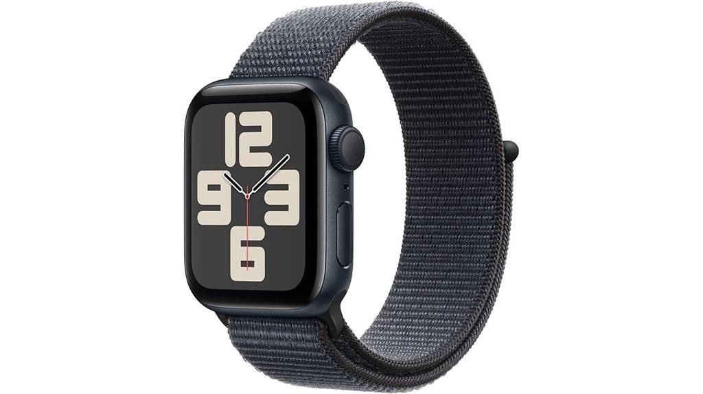 apple watch se 40mm midnight aluminum