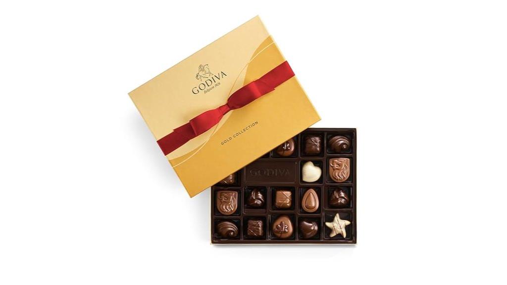 assorted 18 piece chocolate box