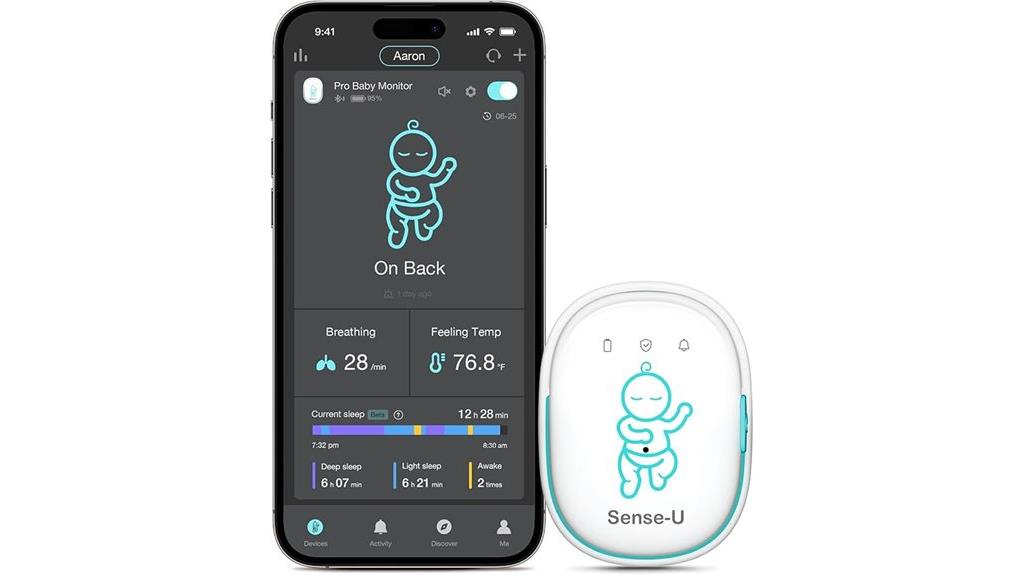 baby breathing and safety monitor