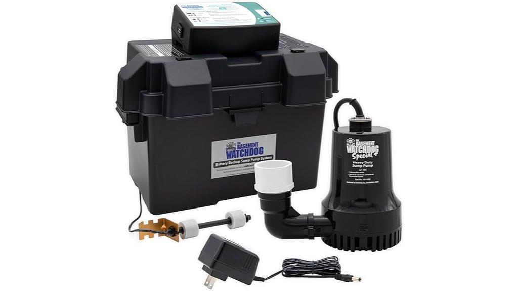 basement sump pump system