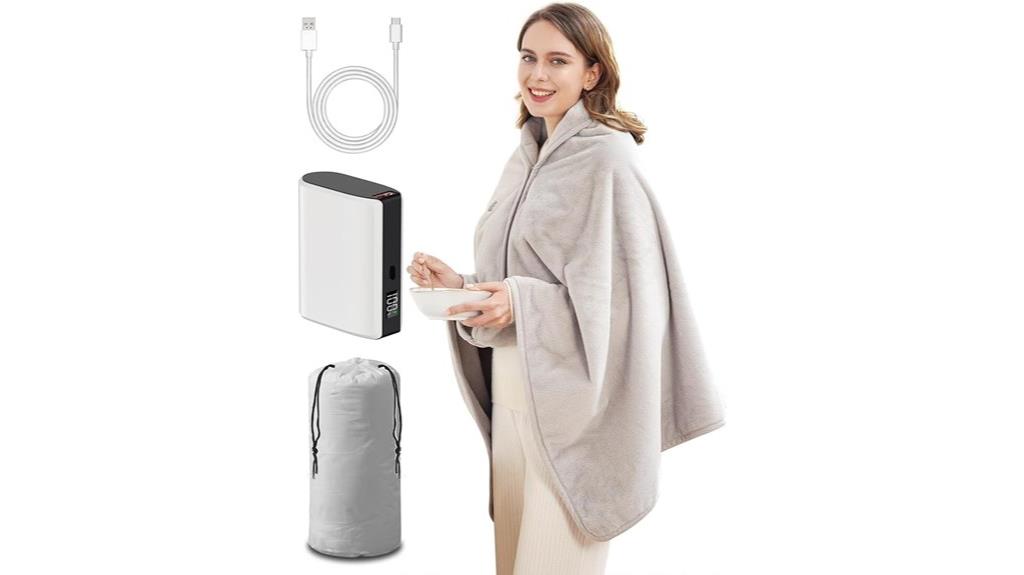 battery operated usb heated blanket