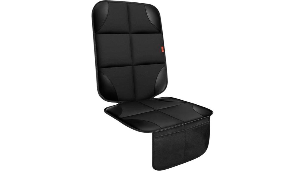 black car seat protector