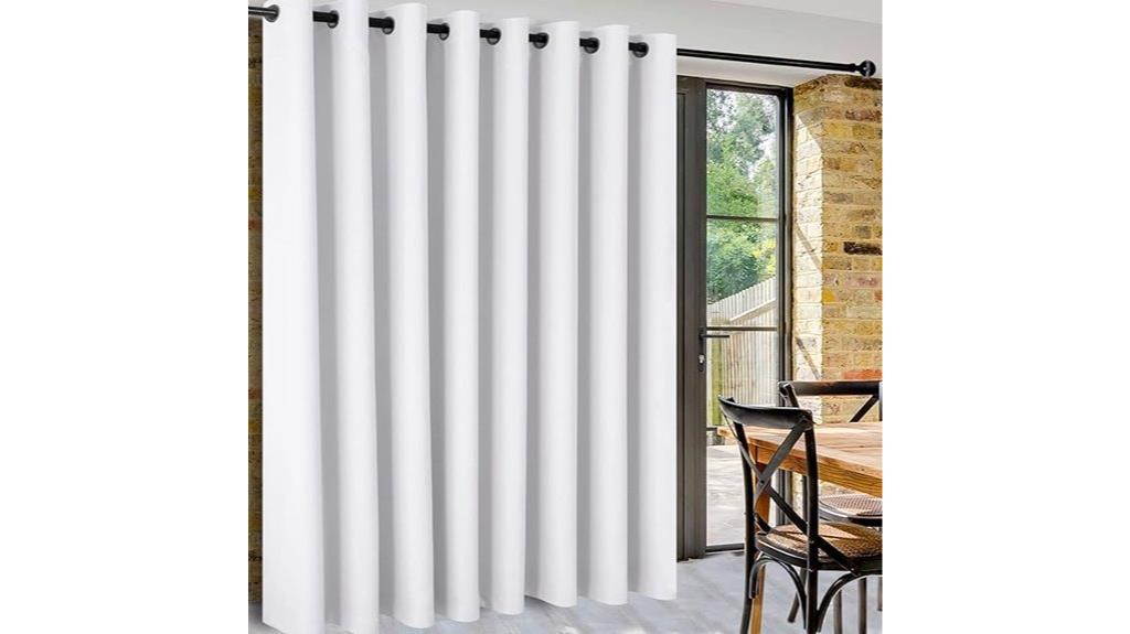 blackout sliding glass divider