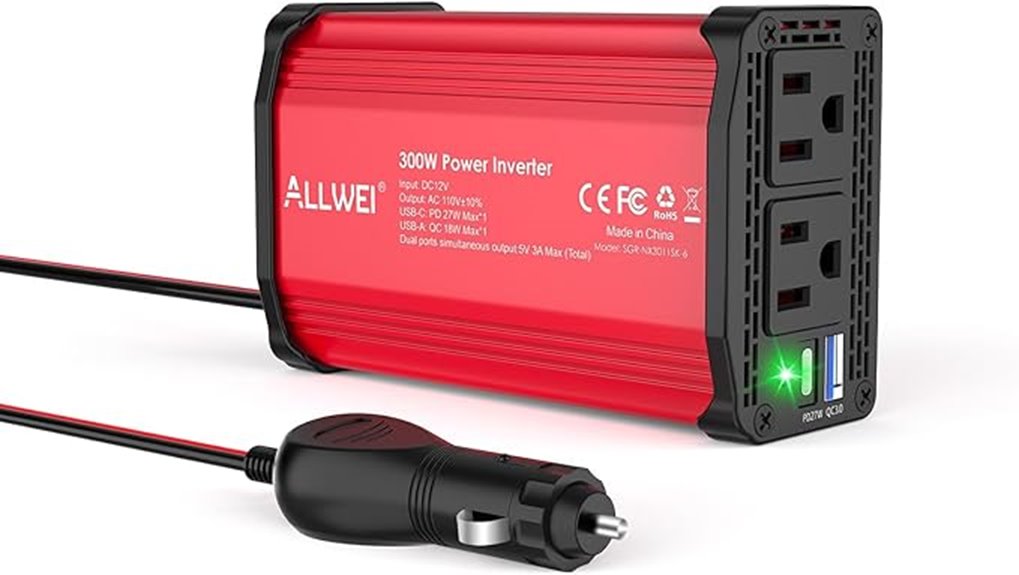 car inverter with fast charging