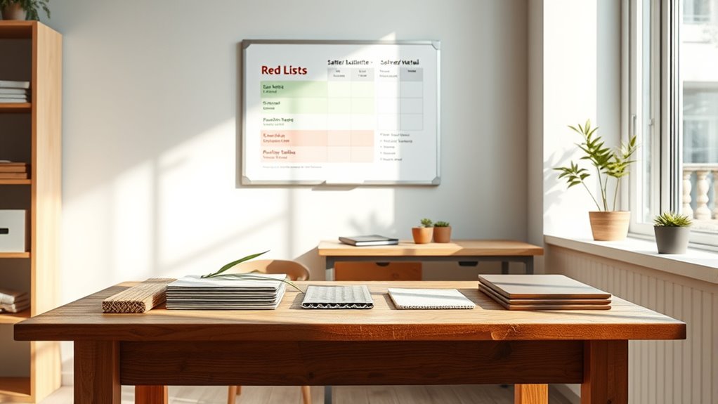 choose safe sustainable materials