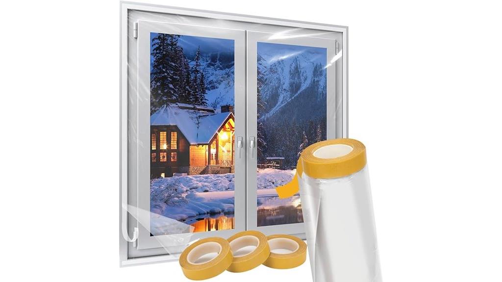 clear plastic window insulation