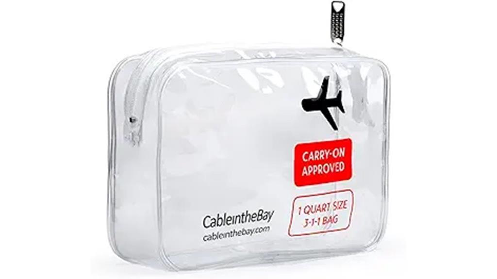 clear tsa approved toiletry bag