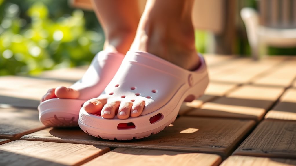 comfortable crocs fit and support