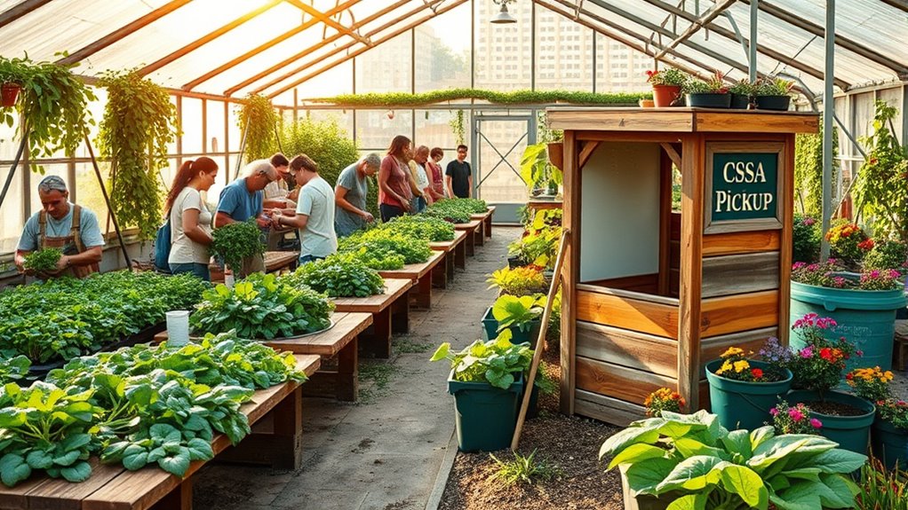 community greenhouse csa engagement