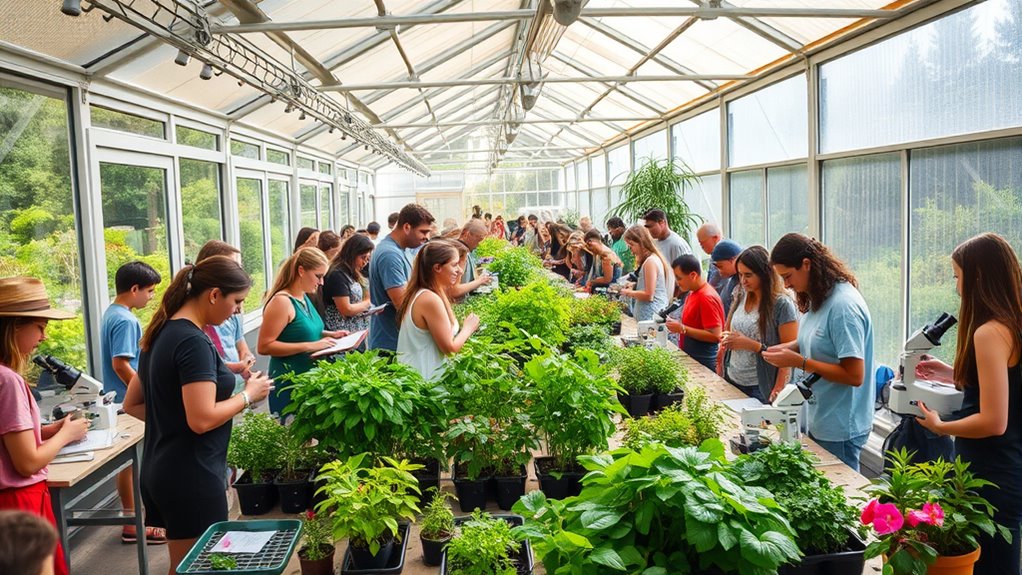 community science greenhouse engagement
