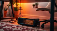 compact desk space heaters