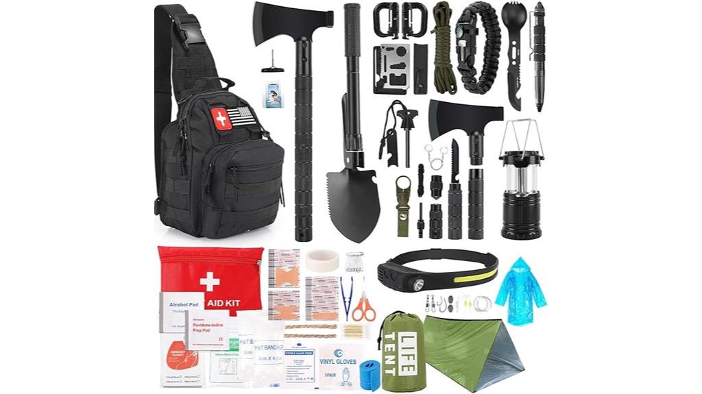 comprehensive 268 piece emergency kit