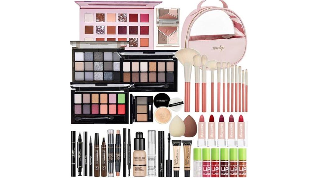 comprehensive makeup kit set