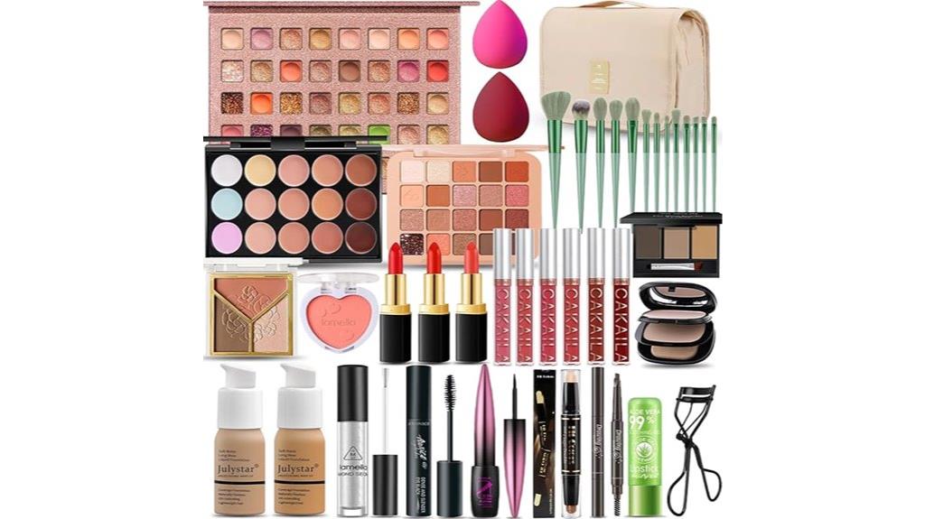 comprehensive women s makeup set