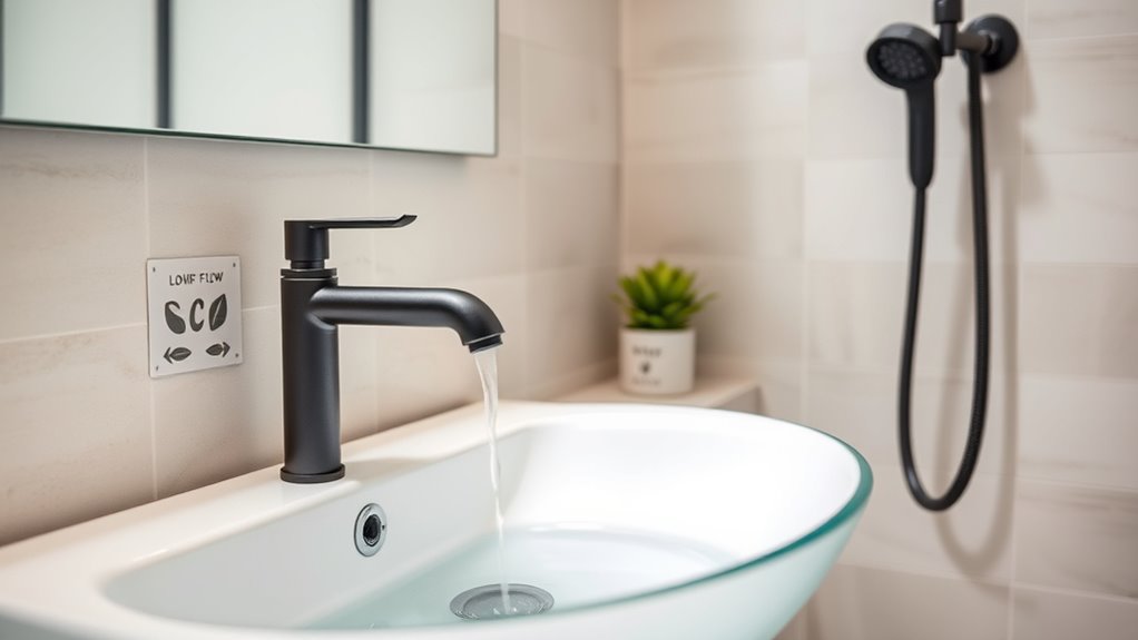 conserve water with fixtures