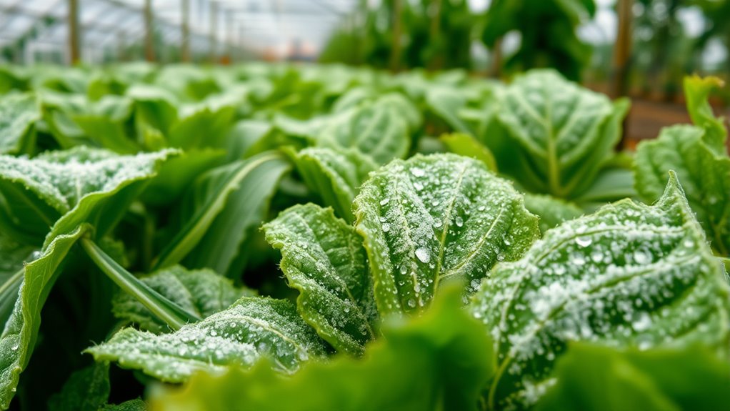 controlling mildew in greenhouses