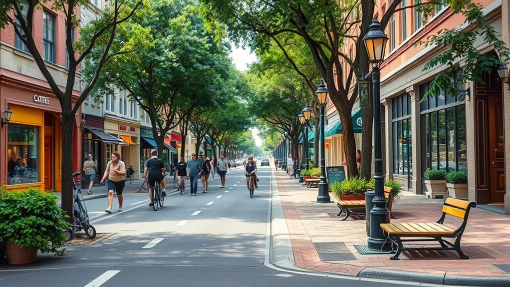 create safe inviting walkable neighborhoods