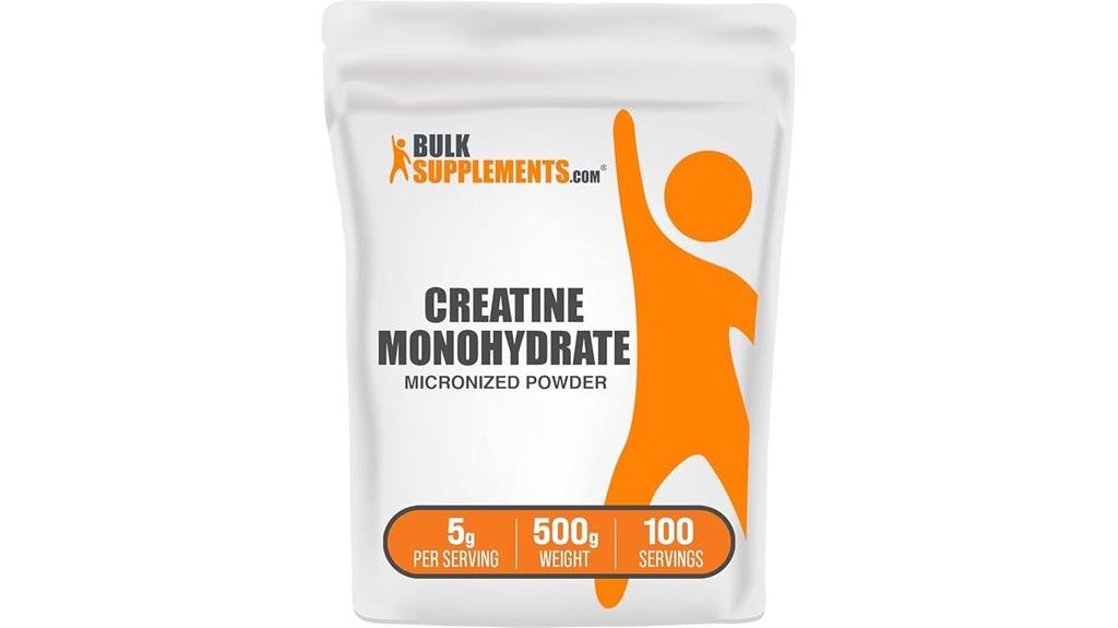 creatine monohydrate powder pack
