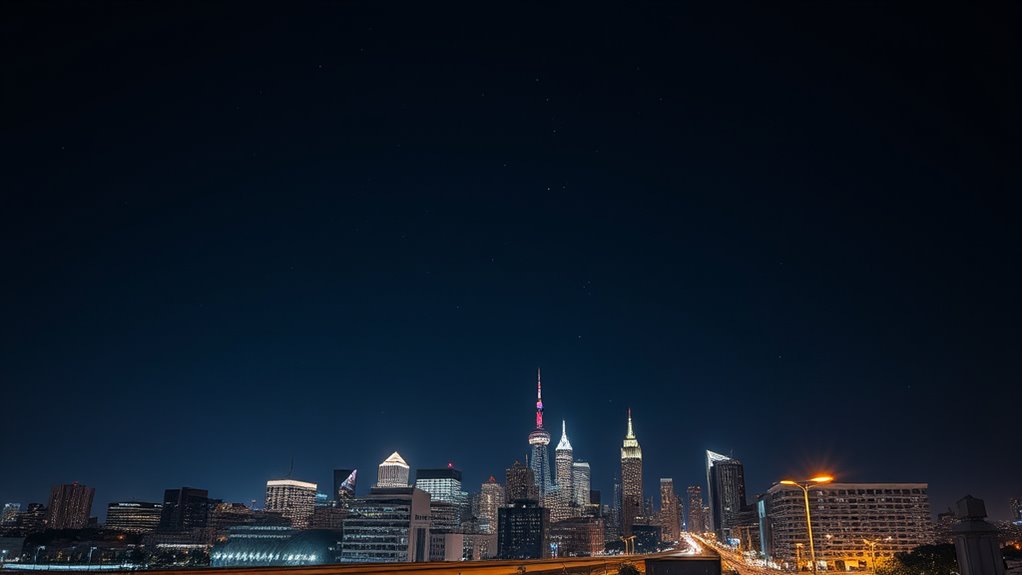 dark sky friendly urban lighting