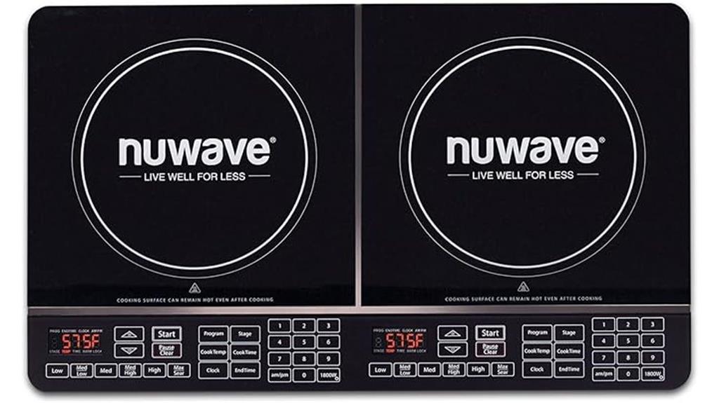 double induction cooktop wattage