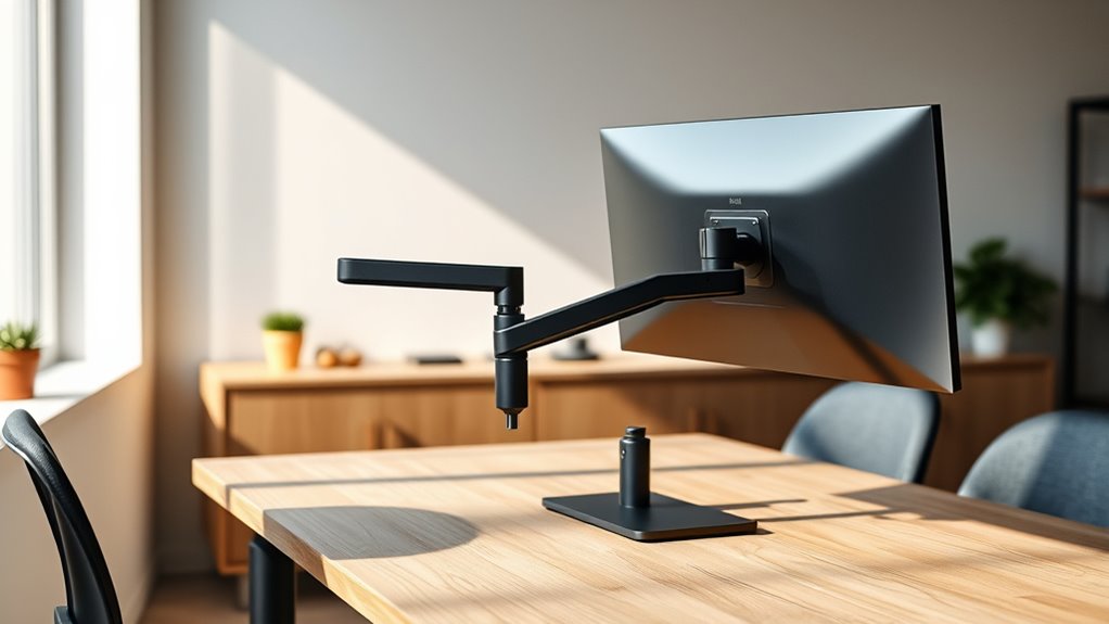 dual monitor arm considerations