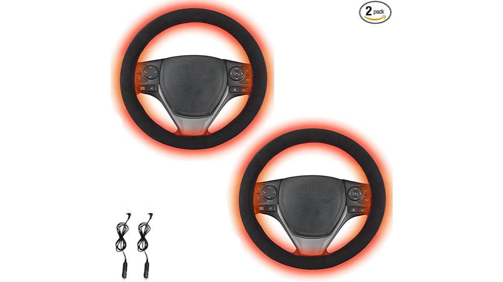 dual usb heated wheel covers