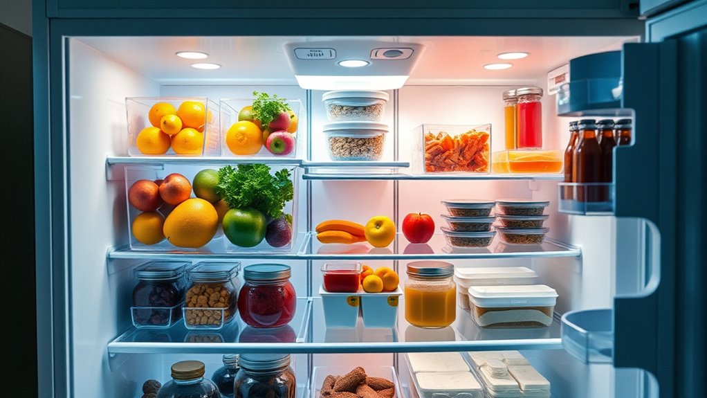 efficient waste reducing fridge management