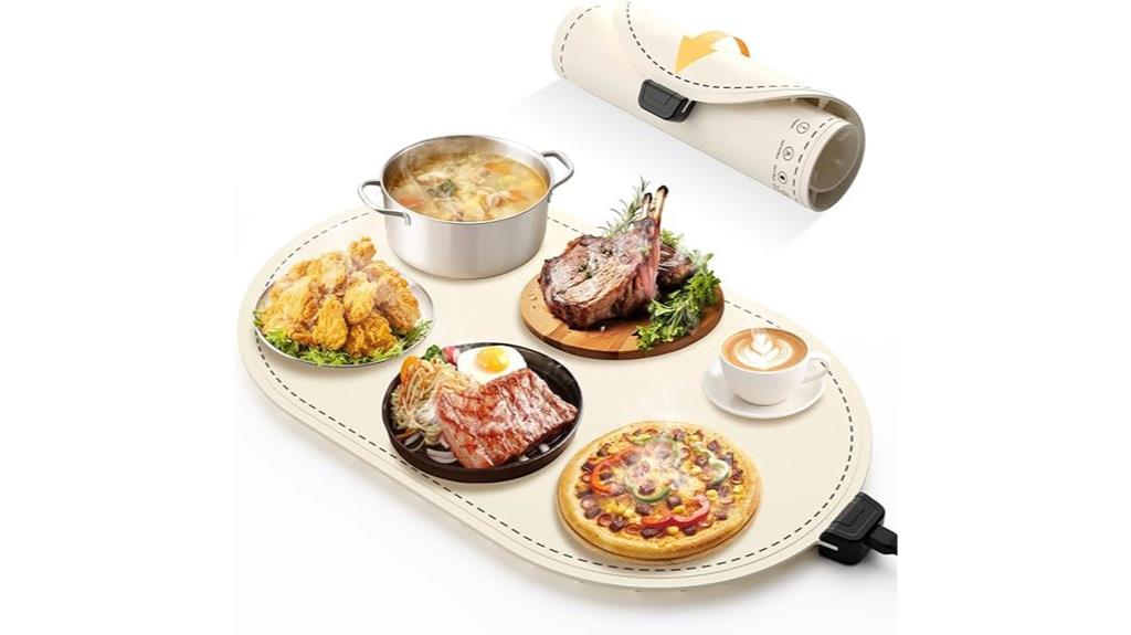 electric food warming mat