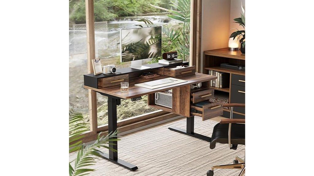 electric height adjustable desk