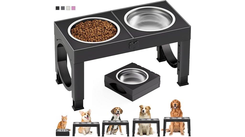 elevated large dog bowls