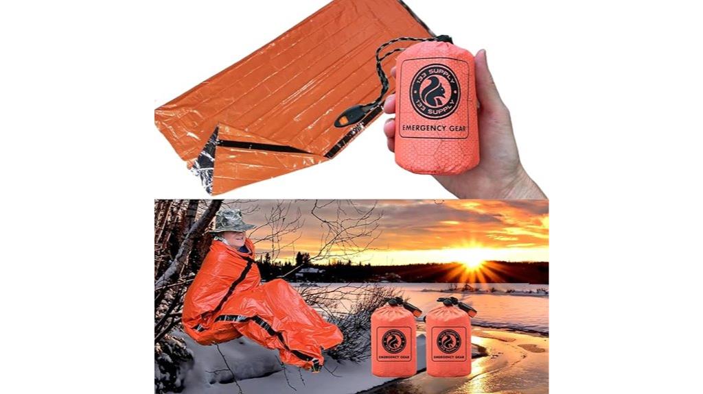emergency camping survival bag